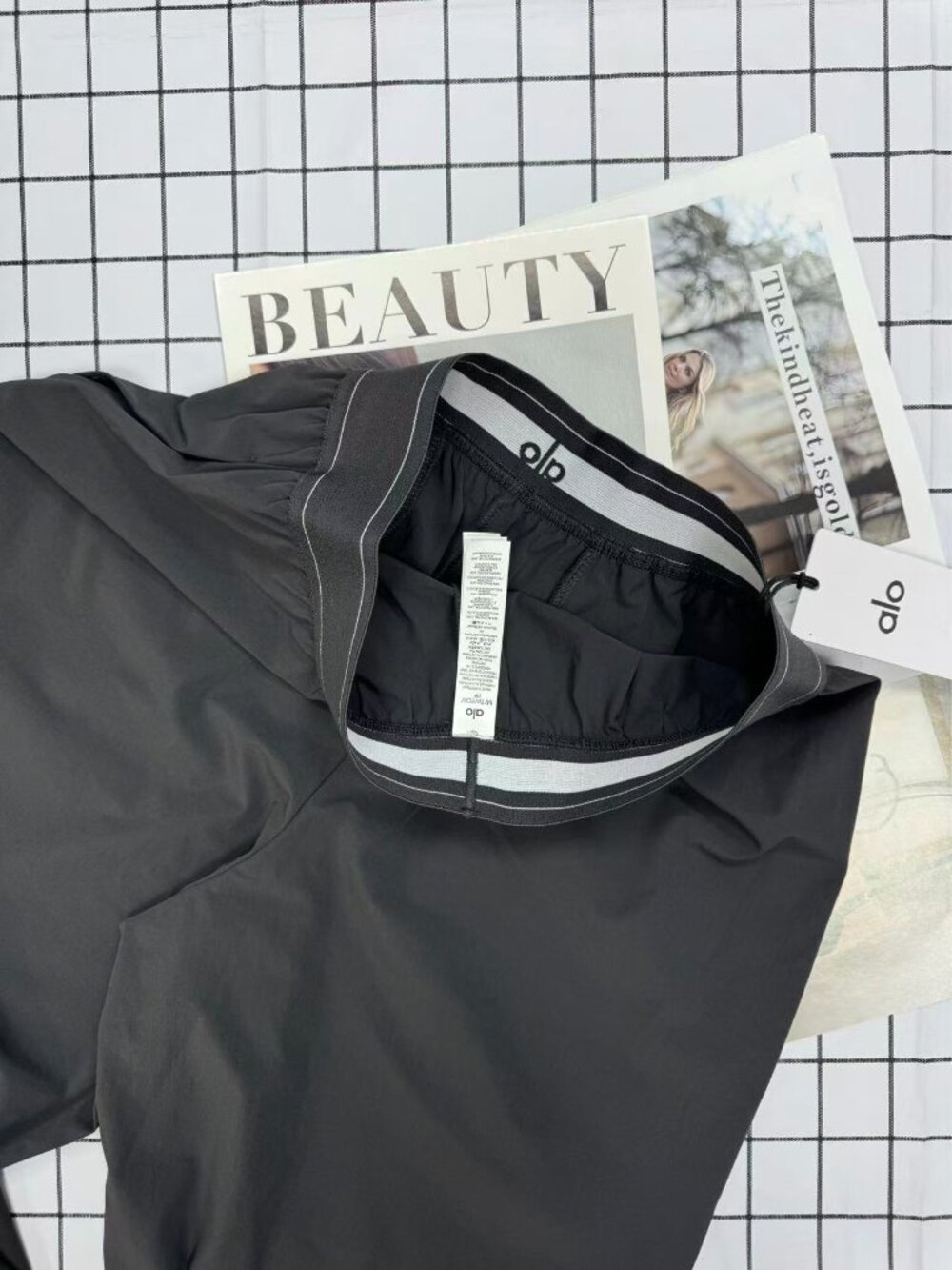 🧸🧸New ALO Yoga Dark Grey Women's Casual Versatile Regular Suit Pants🌟 - Picture 4 of 6